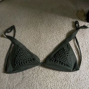 Green Target Swimsuit Set